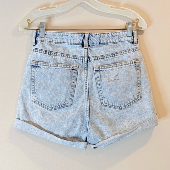 🔥Primark Women’s Light Blue Denim Shorts Size 4 EC🔥 - Picture 2 of 6